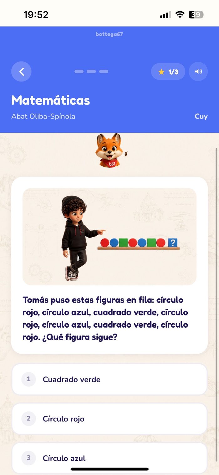 Ejercicio de Matemáticas